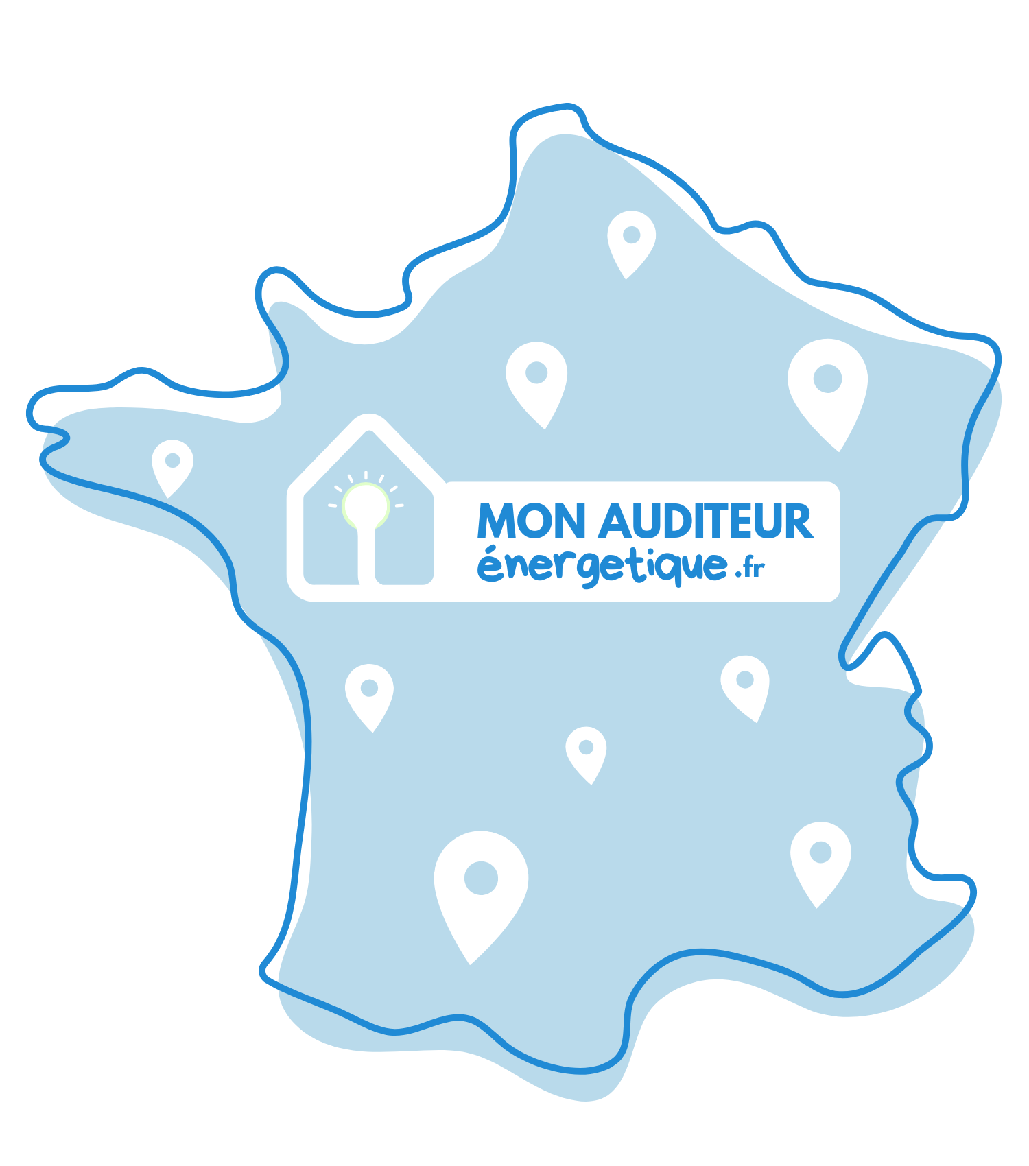 MAE - map france
